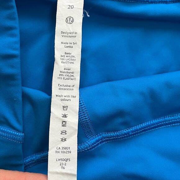 Lululemon Base Pace High-Rise Tight Legging Poolside Size 20 - Picture 5 of 8